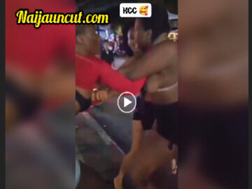 Pov Breasts Pop Out As 2 Black Girls Get Caught Fighting In Public Over Zaddy